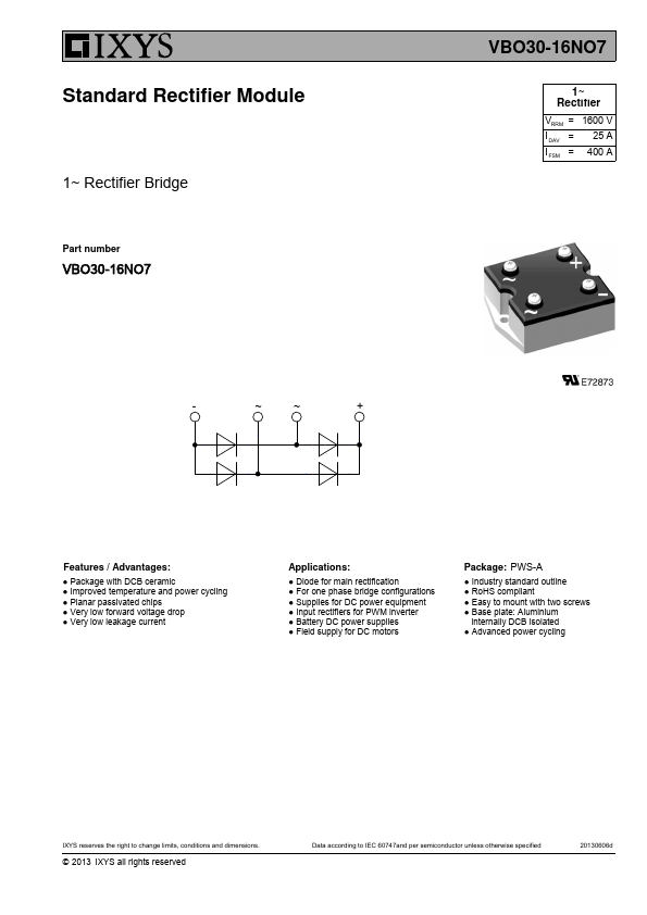 VBO30-16NO7