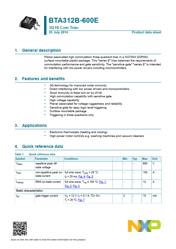 <?=BTA312B-600E?> डेटा पत्रक पीडीएफ