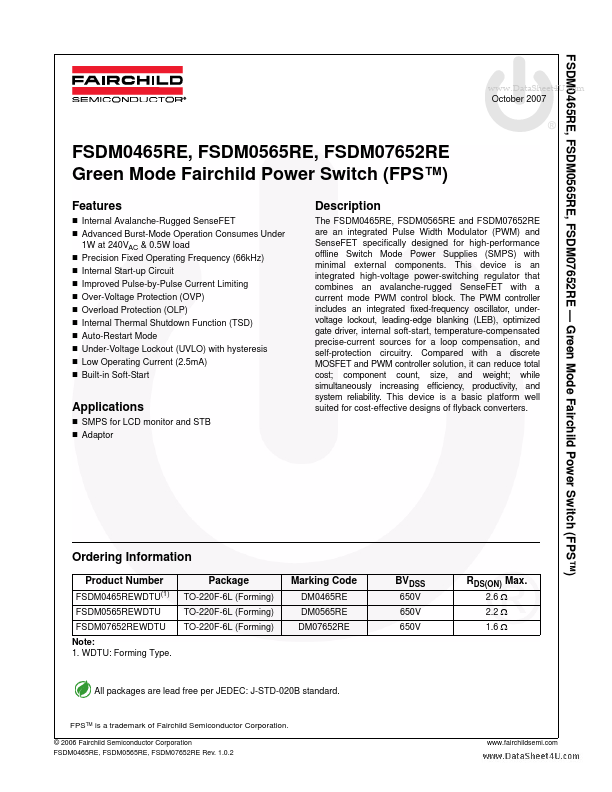 DM0465RE Fairchild Semiconductor