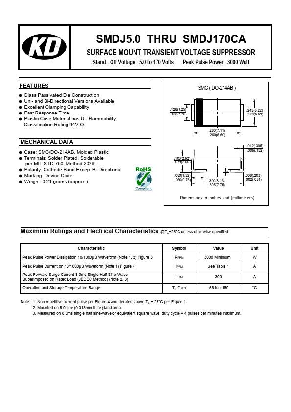 SMDJ75CA