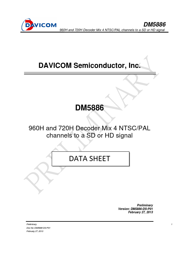 DM5886 DAVICOM