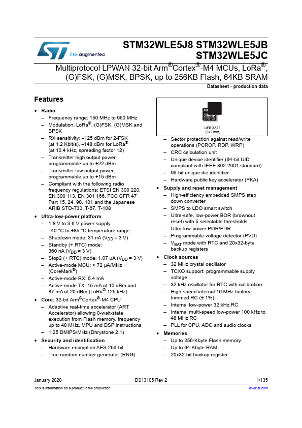 STM32WLE5JB