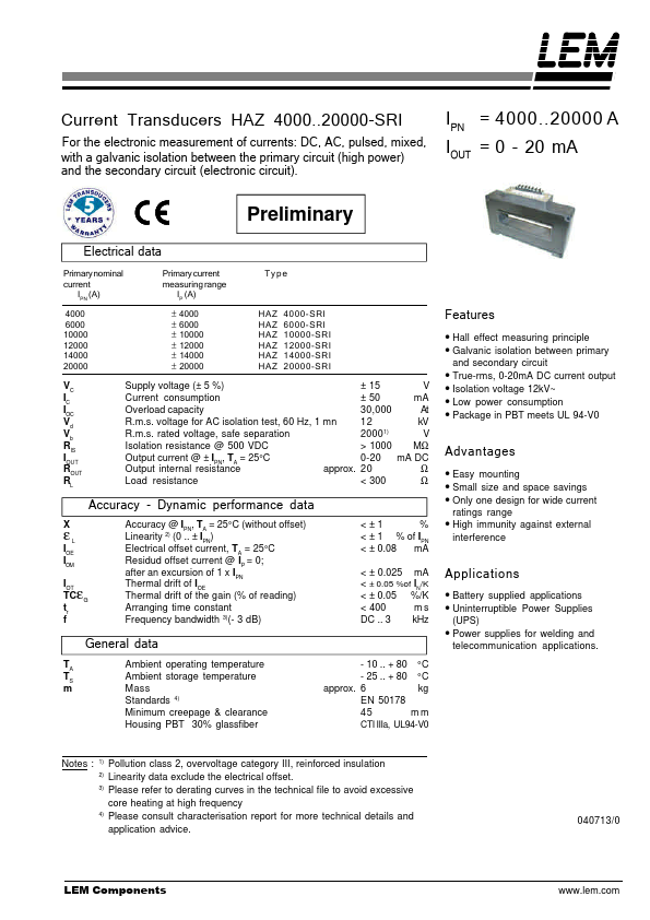 HAZ12000-SRI