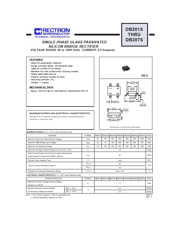 DB203S Rectron