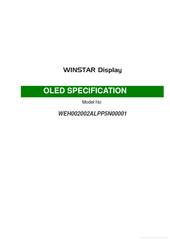 WEH002002ALPP5N00001 Winstar