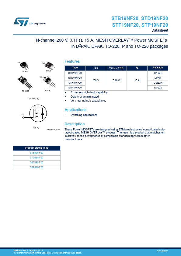 STD19NF20