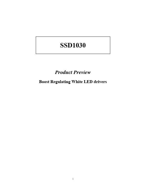 SSD1030 Solomon Systech