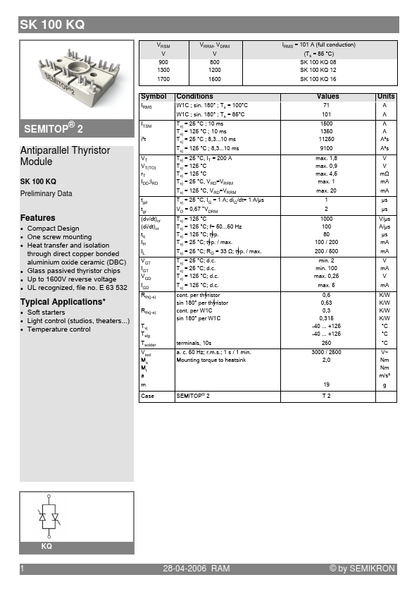 SK100KQ