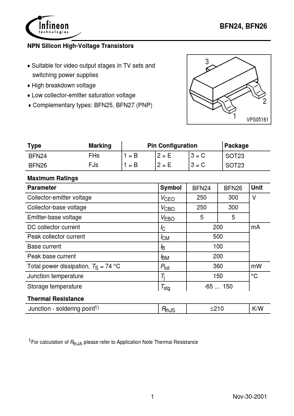 BFN24 Infineon Technologies AG