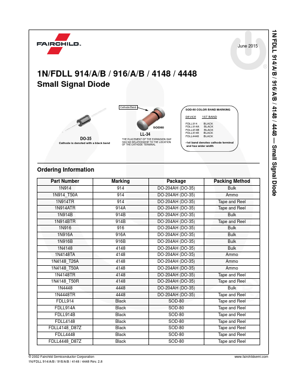 1N4148 Fairchild Semiconductor