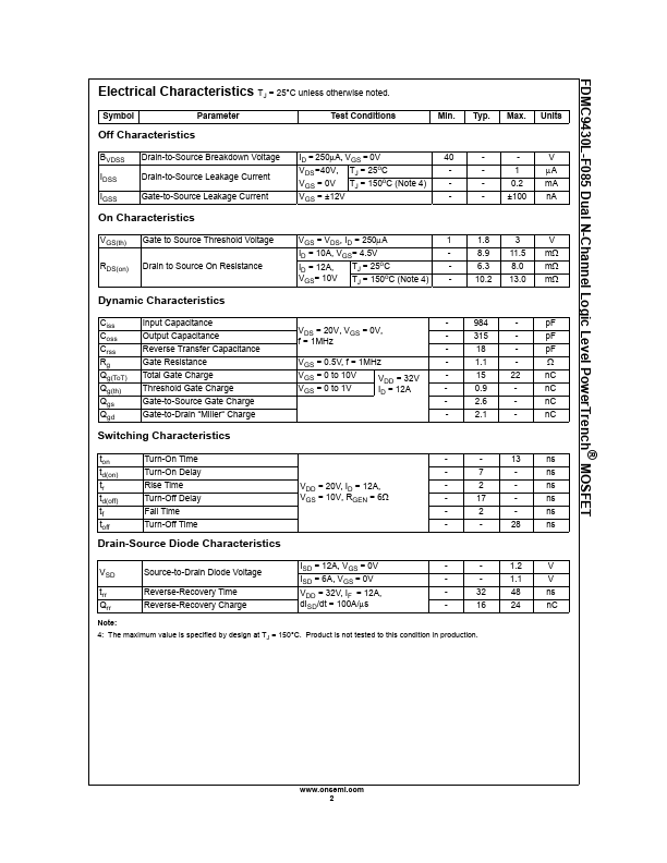 FDMC9430L-F085