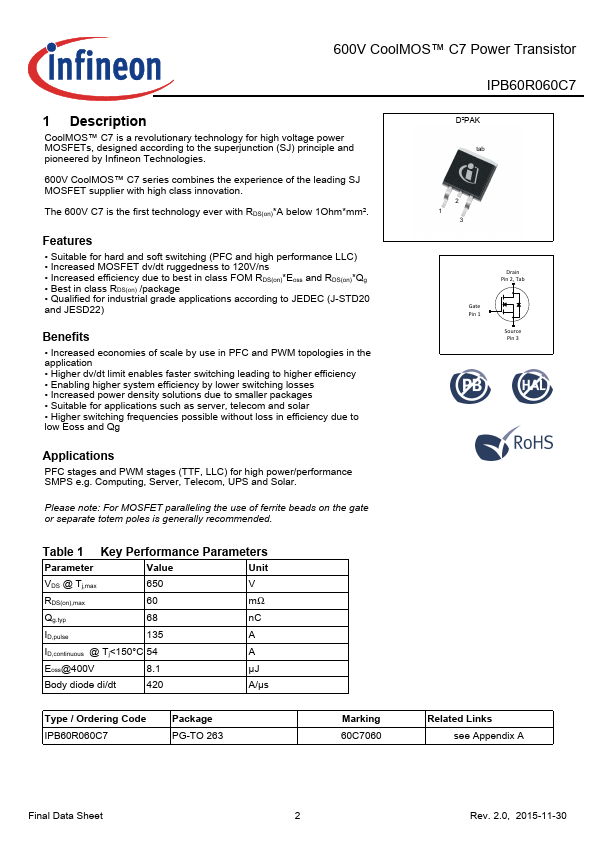 IPB60R060C7