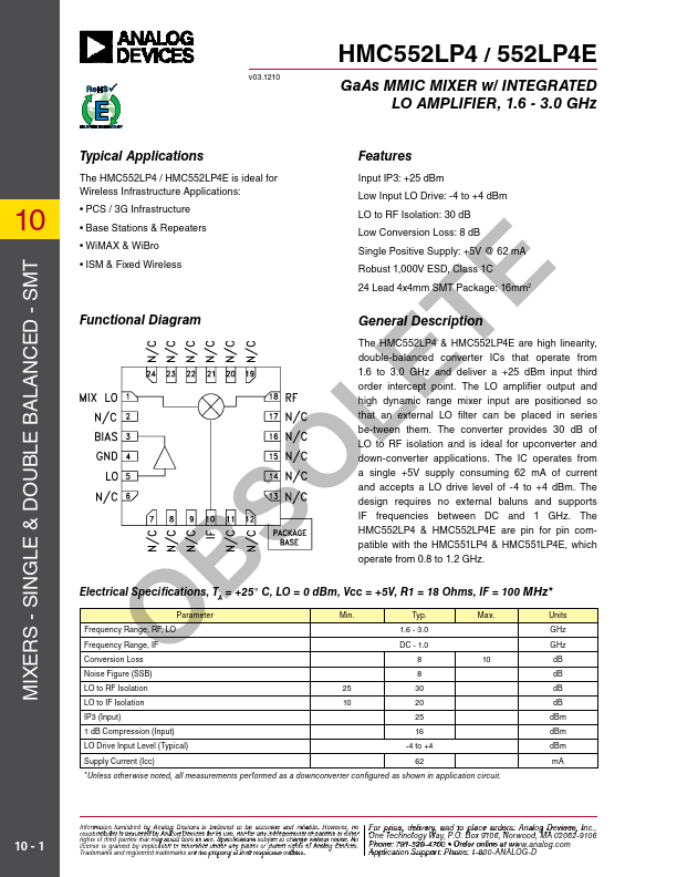 HMC552LP4E