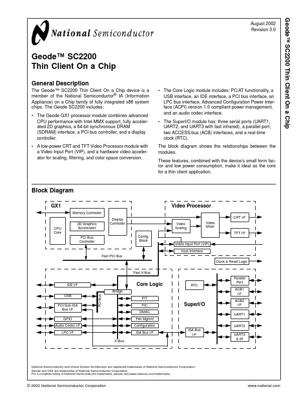 SC2200 National Semiconductor