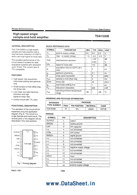 TDA1535B