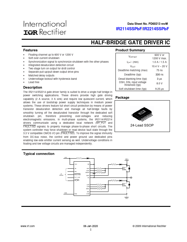 IR2114SSPBF