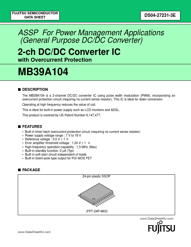 MB39A104 Fujitsu