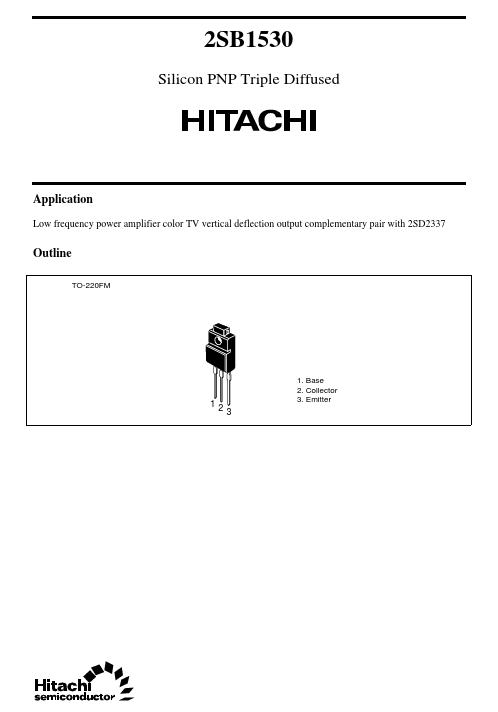 2SB1530 Hitachi Semiconductor