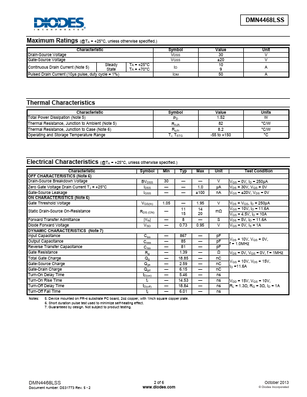 DMN4468LSS