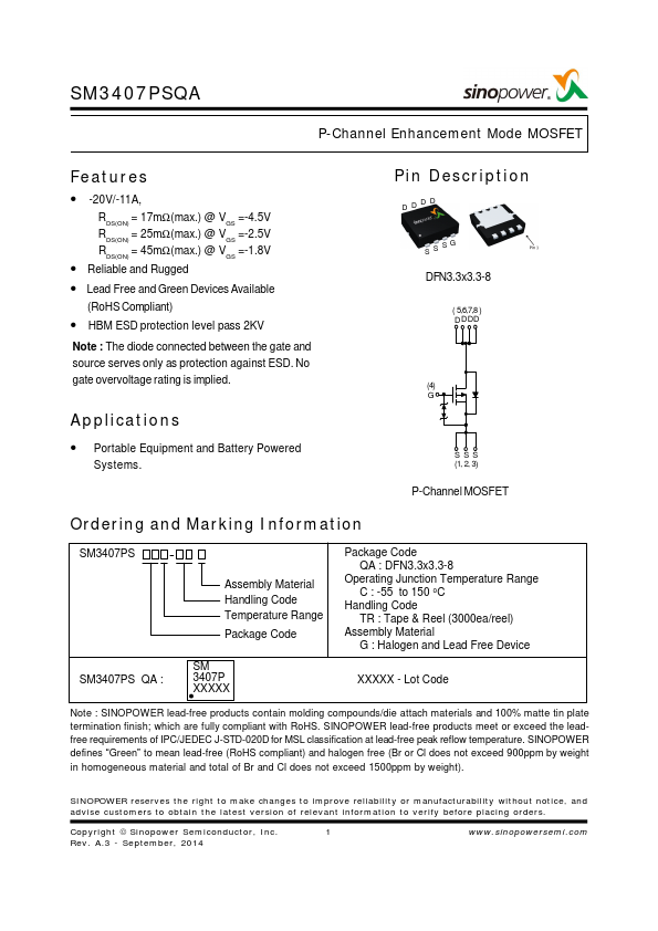 SM3407PSQA