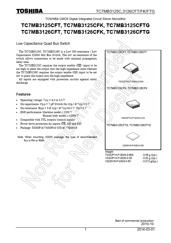 TC7MB3125CFTG Toshiba