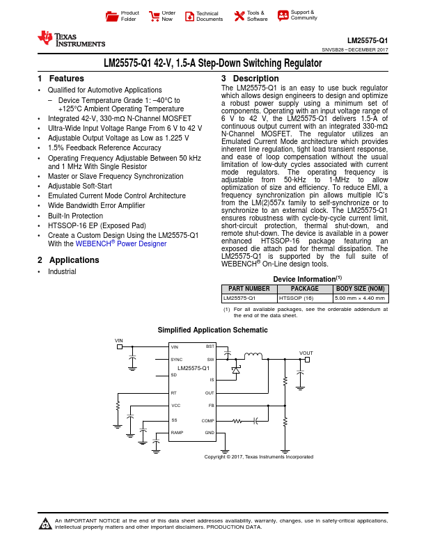 LM25575-Q1