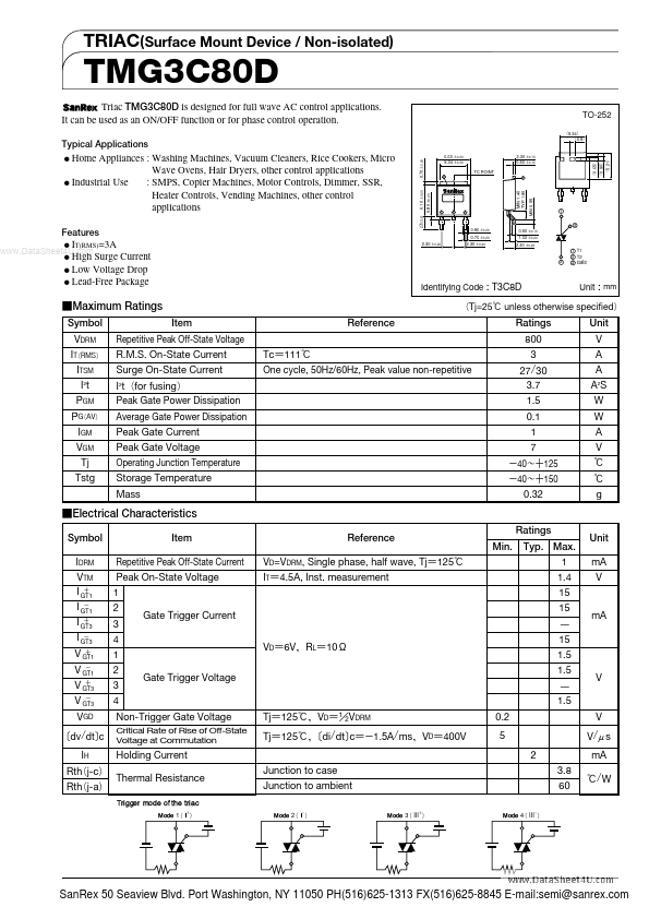 <?=TMG3C80D?> डेटा पत्रक पीडीएफ