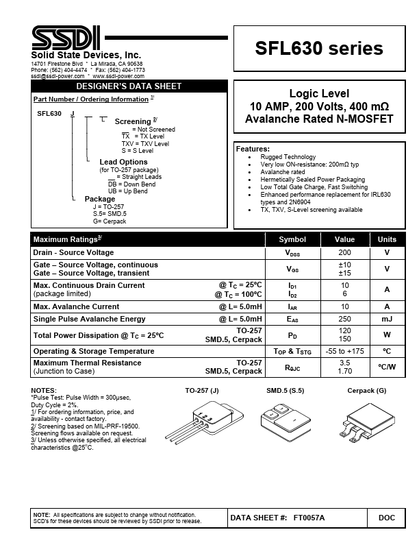 SFL630