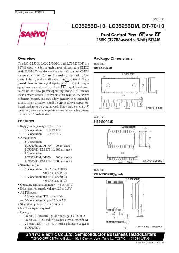 LC35256DT-10