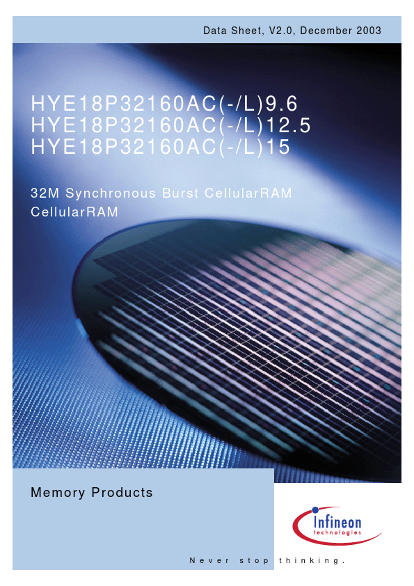 HYE18P32160AC-125 Infineon