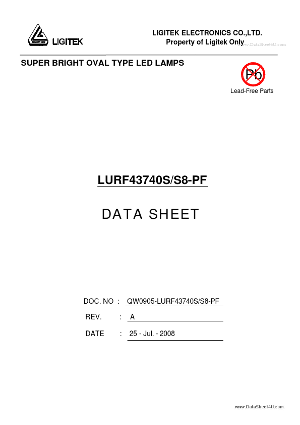 <?=LURF43740S-S8-PF?> डेटा पत्रक पीडीएफ