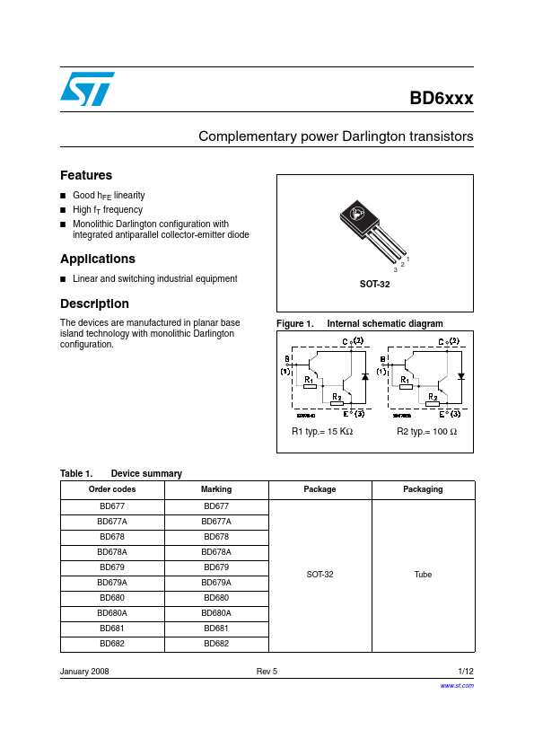 BD680A STMicroelectronics