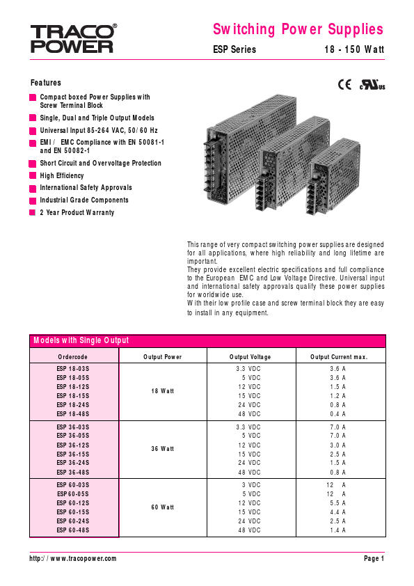 <?=ESP60-48S?> डेटा पत्रक पीडीएफ