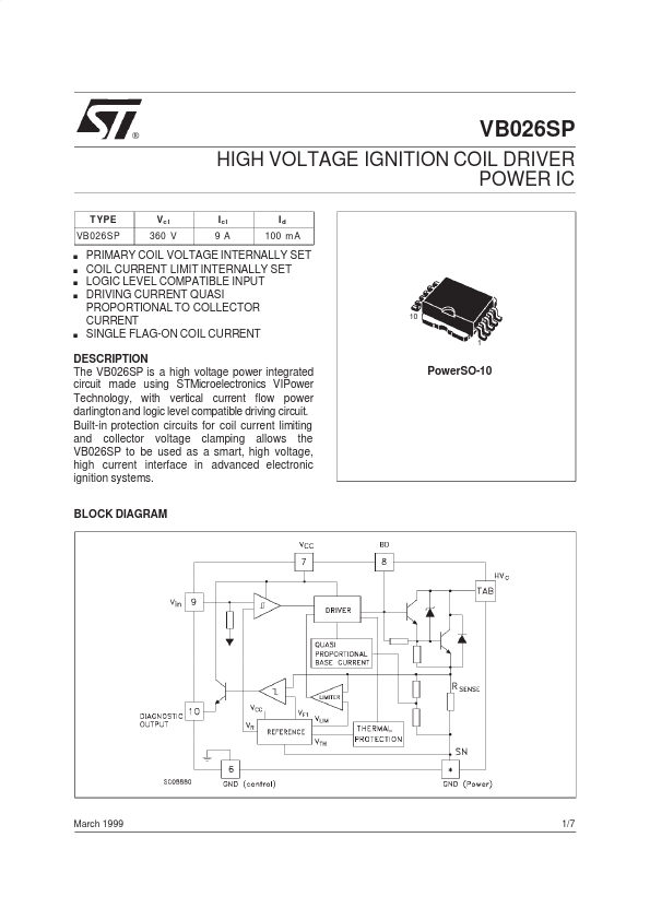 VB026SP STMicroelectronics