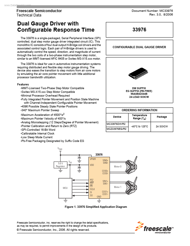 MC33976 Freescale Semiconductor