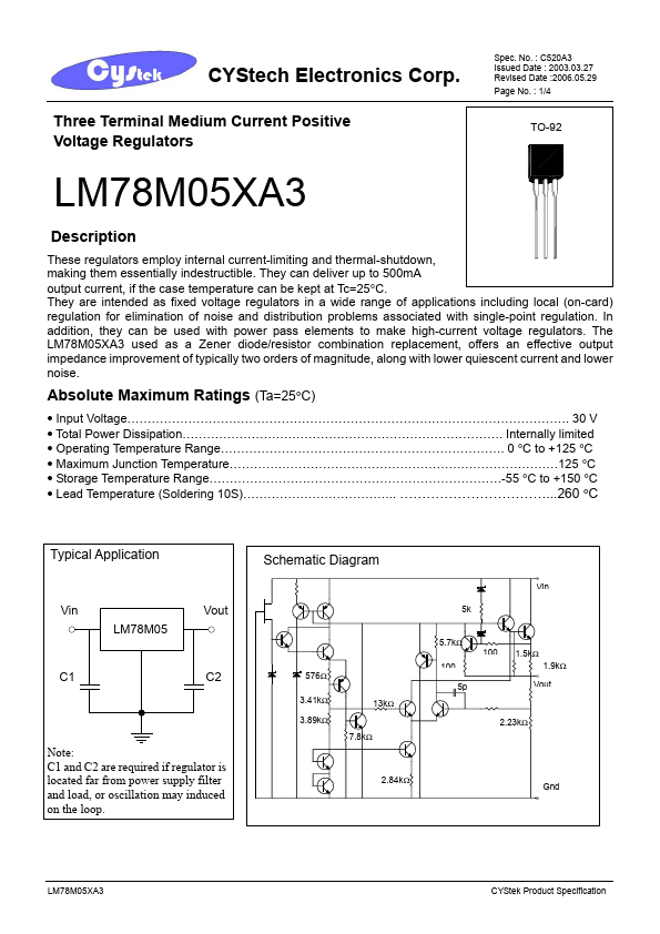 <?=LM78M05CA3?> डेटा पत्रक पीडीएफ