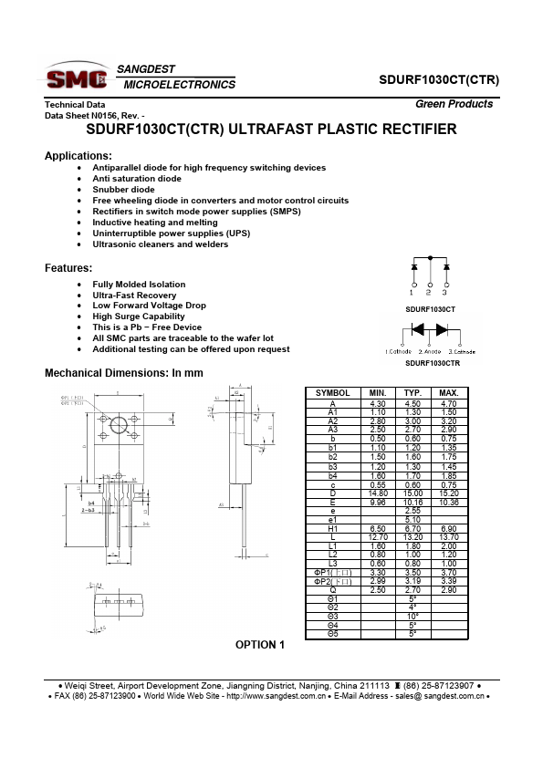 SDURF1030CT