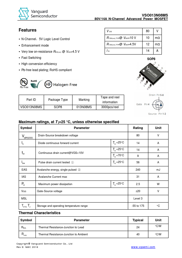 VSO013N08MS