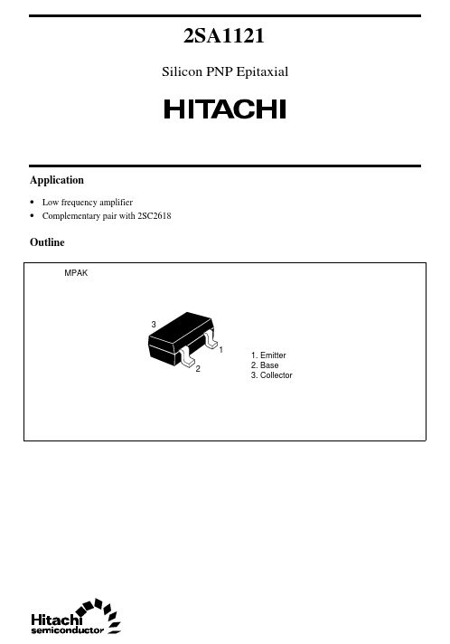 2SA1121 Hitachi Semiconductor
