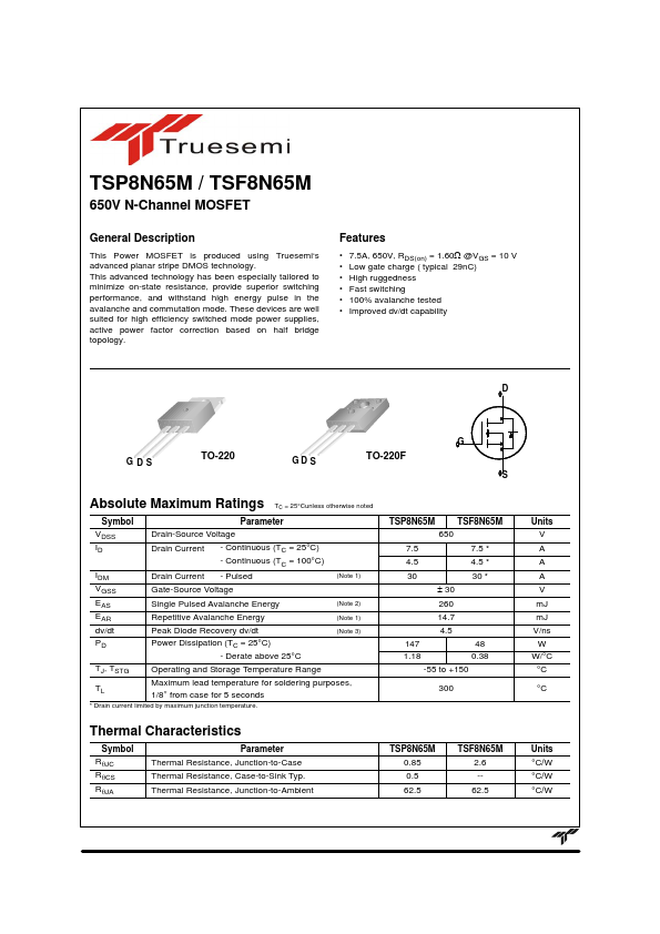 TSP8N65M