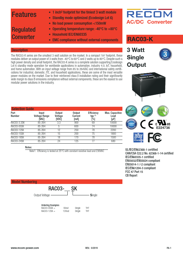 RAC03-12SK