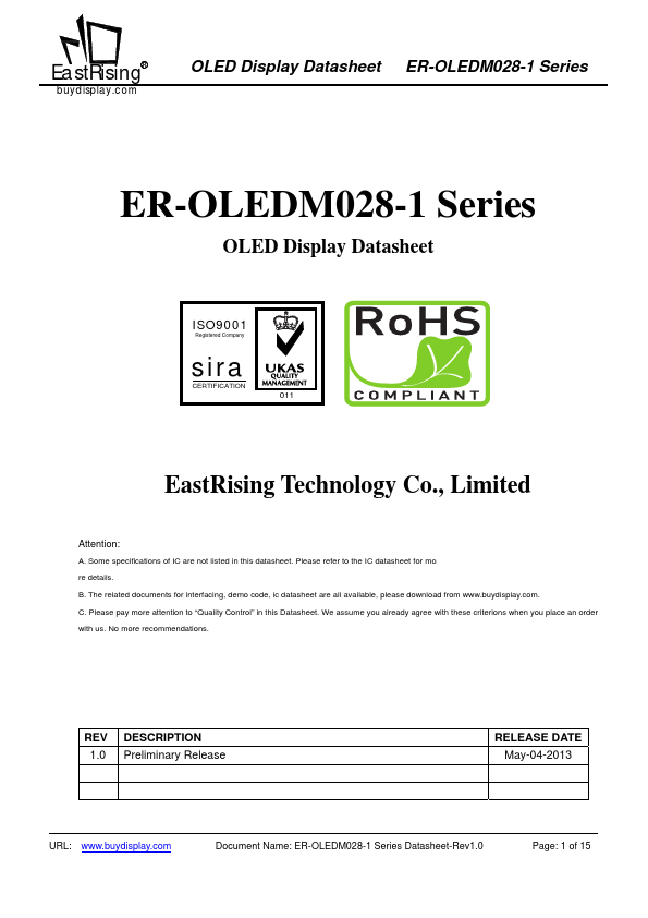 <?=ER-OLEDM028-1?> डेटा पत्रक पीडीएफ