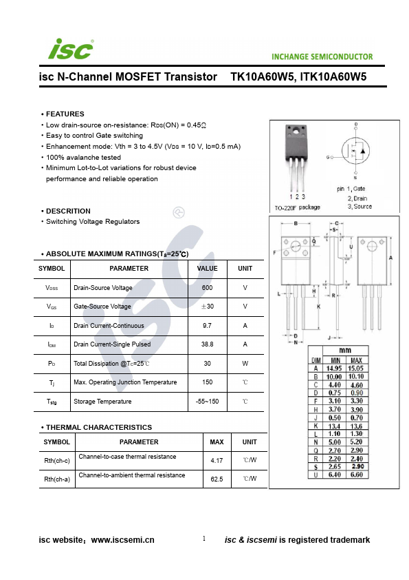 TK10A60W5