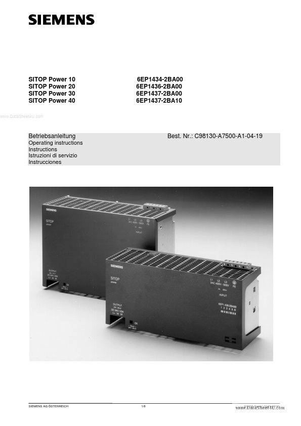 6EP1437-2BA10 Siemens