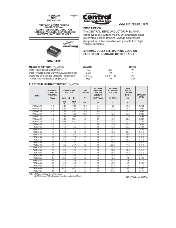 P4SMA180A