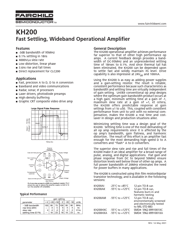 KH200 Fairchild Semiconductor