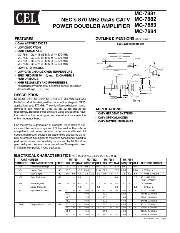 MC-7883 NEC