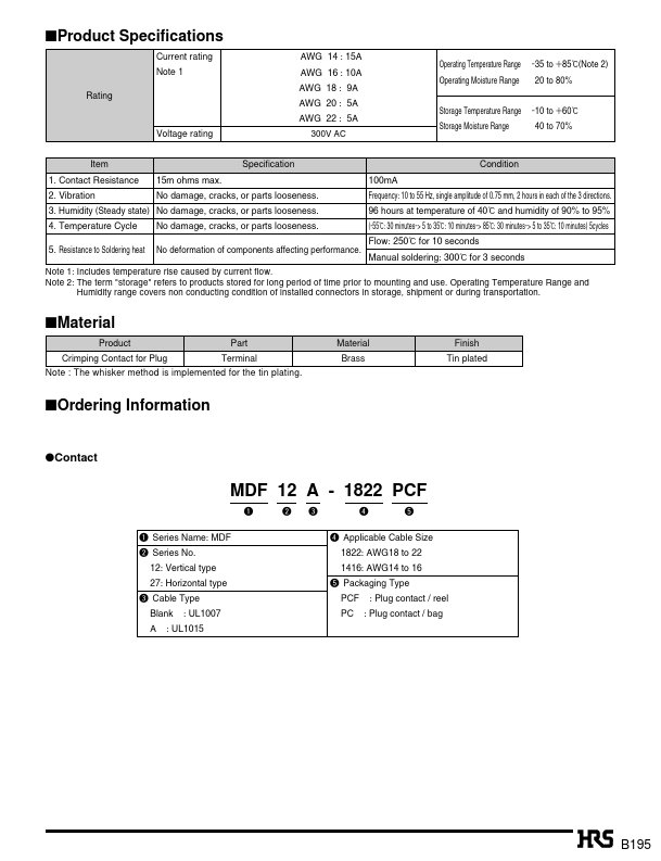 MDF27-TA1416HC