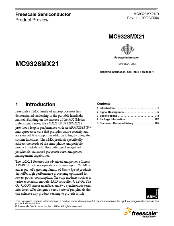 MC9328MX21 Motorola