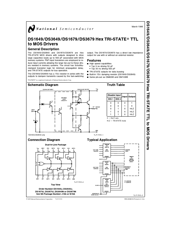 DS1679 National Semiconductor